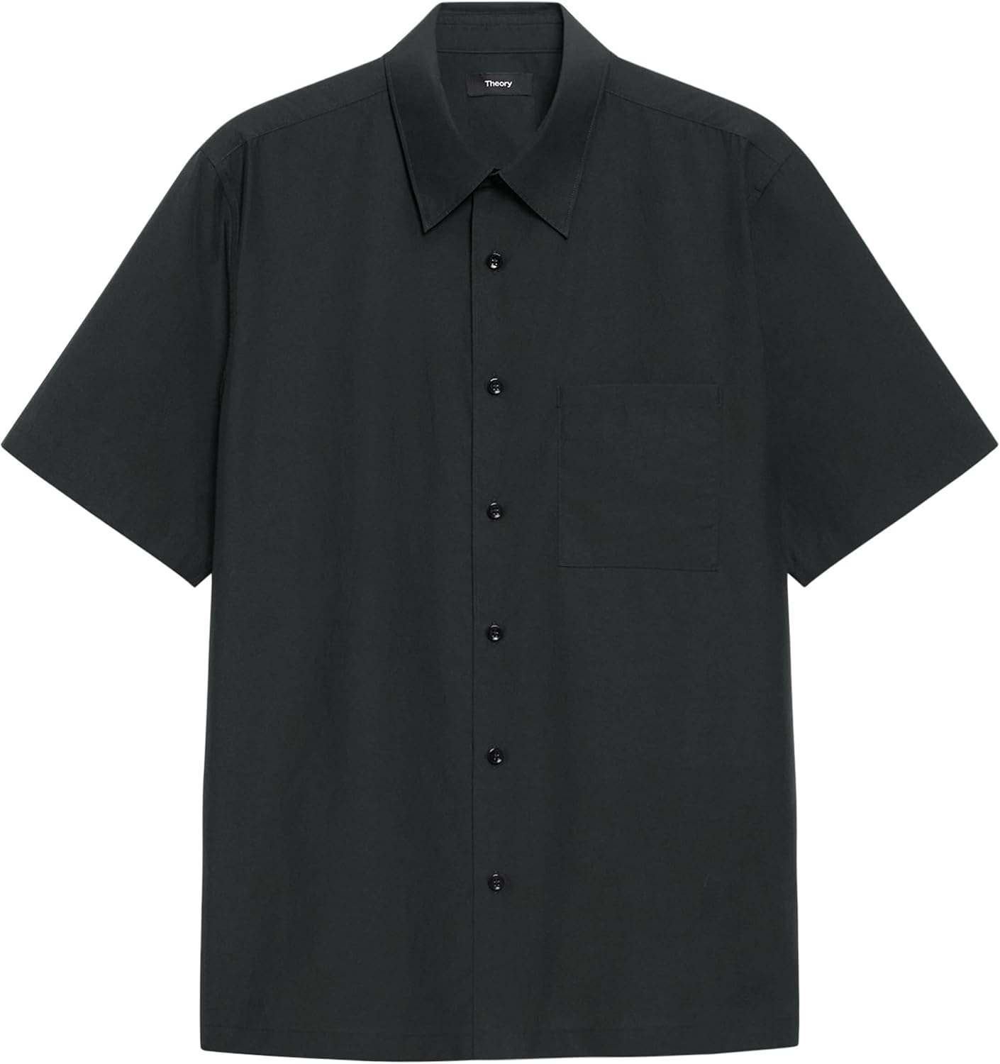 Theory Men's Noll Short Sleeve in Soft Lawn