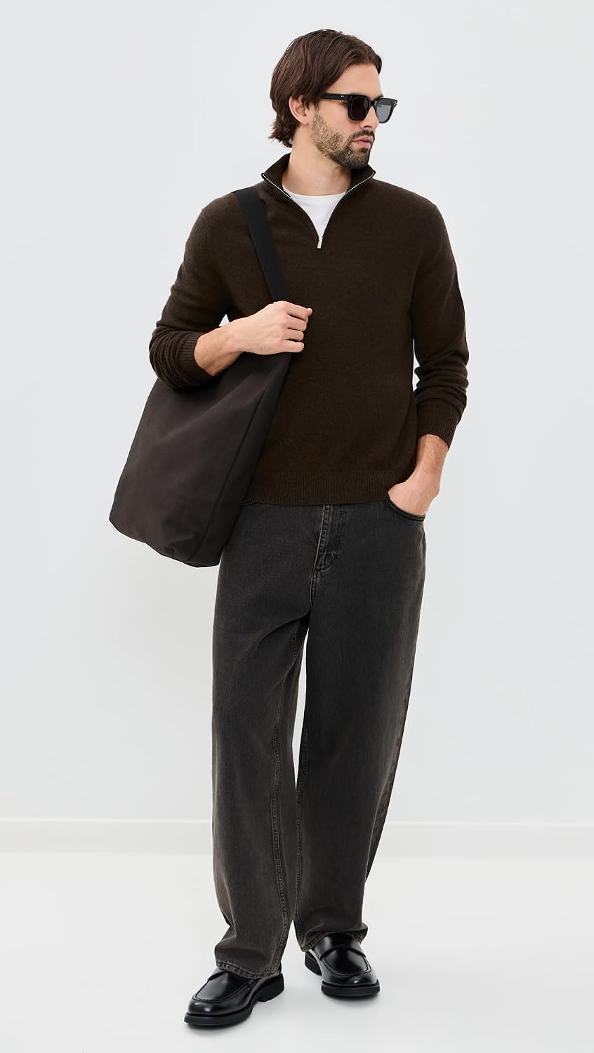 Theory Men's Hilles Crew Neck Sweater in Cashmere
