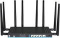 AX3000 5G WiFi 6 Router Unlocked with Dual SIM + eSIM, Sub-6GHz 2Gbps 5G NR Worldwide Bands n41/n77/n78 Compatible with AT&T T-Mobile Verizon, 8 External Antennas, 4 Gigabit LAN, OpenWRT