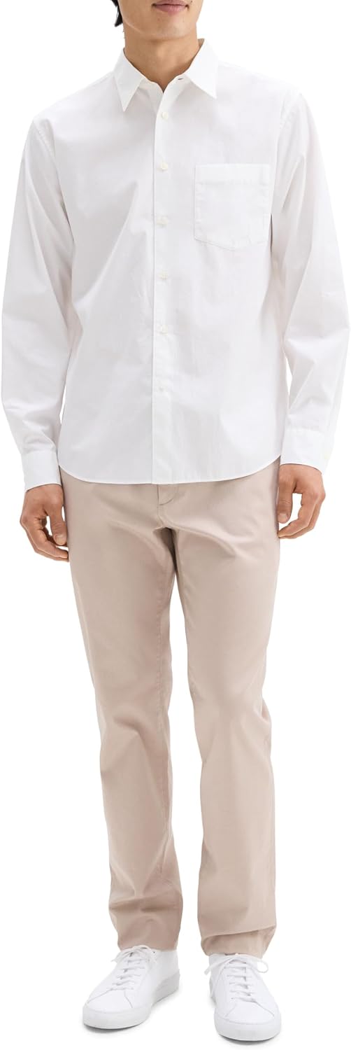 Theory Men's Weekend Shirt in Fluid Cotton