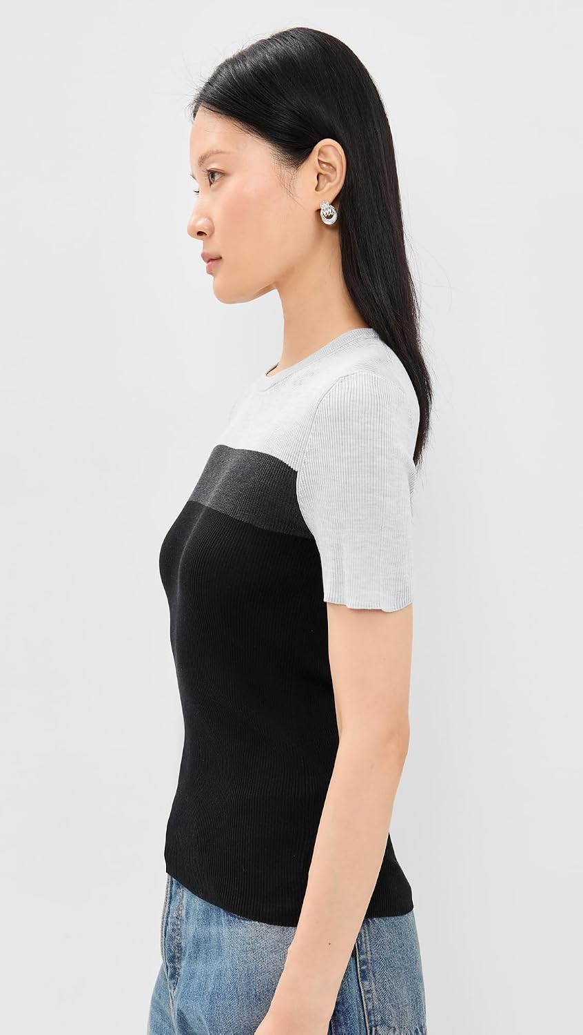 Theory Women's Basic Rib Silk Tee