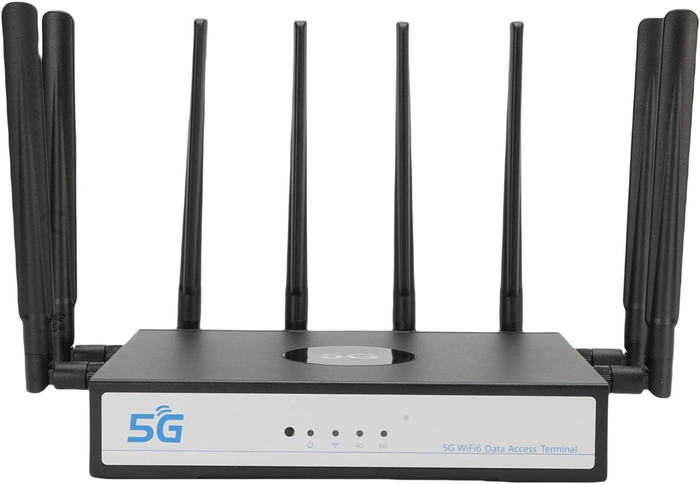 Dual Band 5G WiFi 6 CPE Router, NR SA NSA 5G Cellular Router with SIM Card Slot,2.5Gbps WAN/LAN Port, SDX62, 4x4 MU MIMO, Detachable Antennas, 100 Devices Simultaneously (Black)