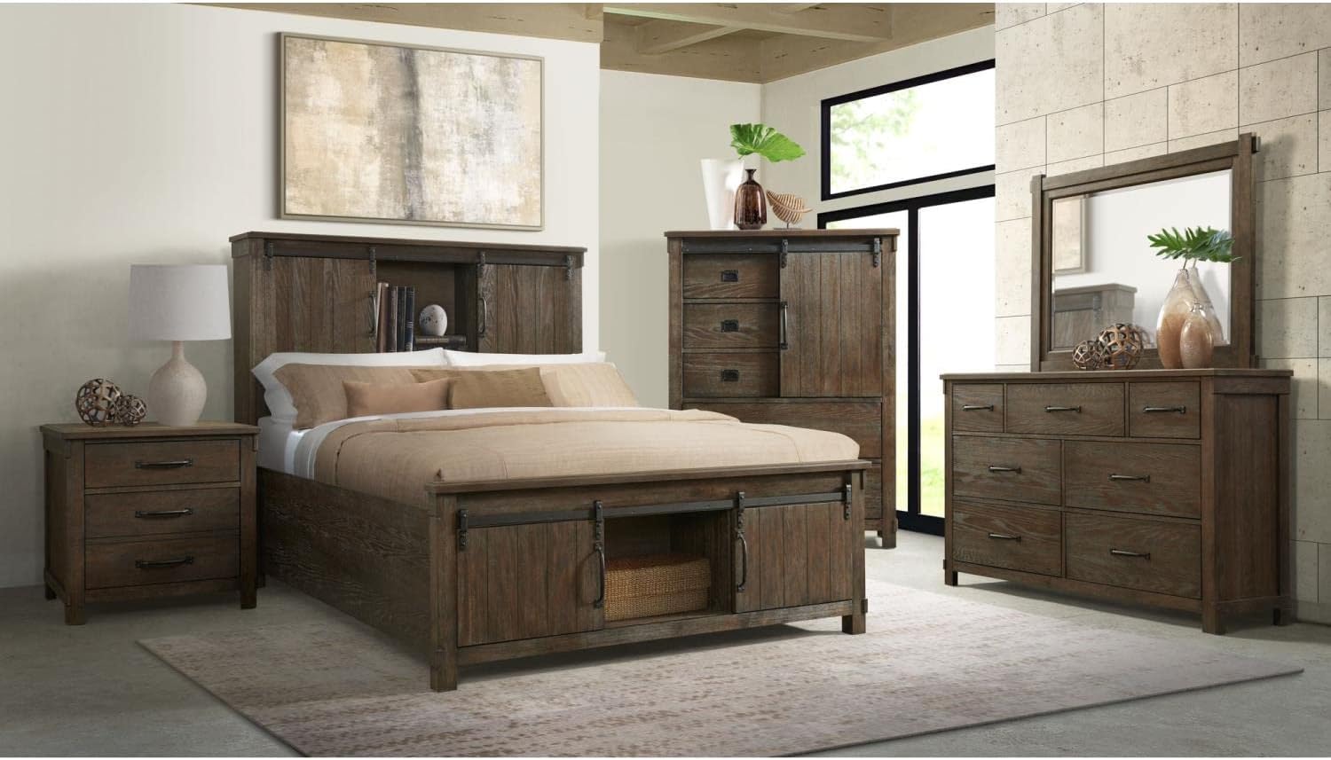 Picket House Furnishings Jack Queen Platform Storage 5PC Bedroom Set