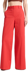 Theory Women's High-Waisted Chino Wide Trouser
