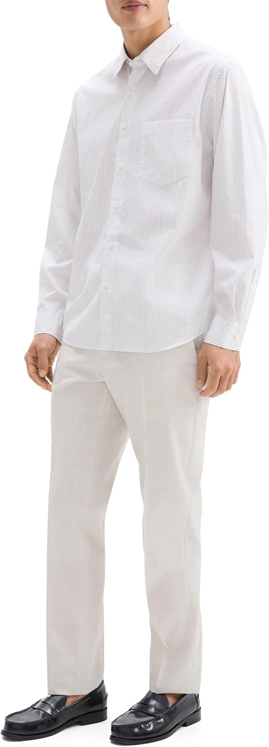 Theory Men's Weekend Shirt in Weekend Stripe