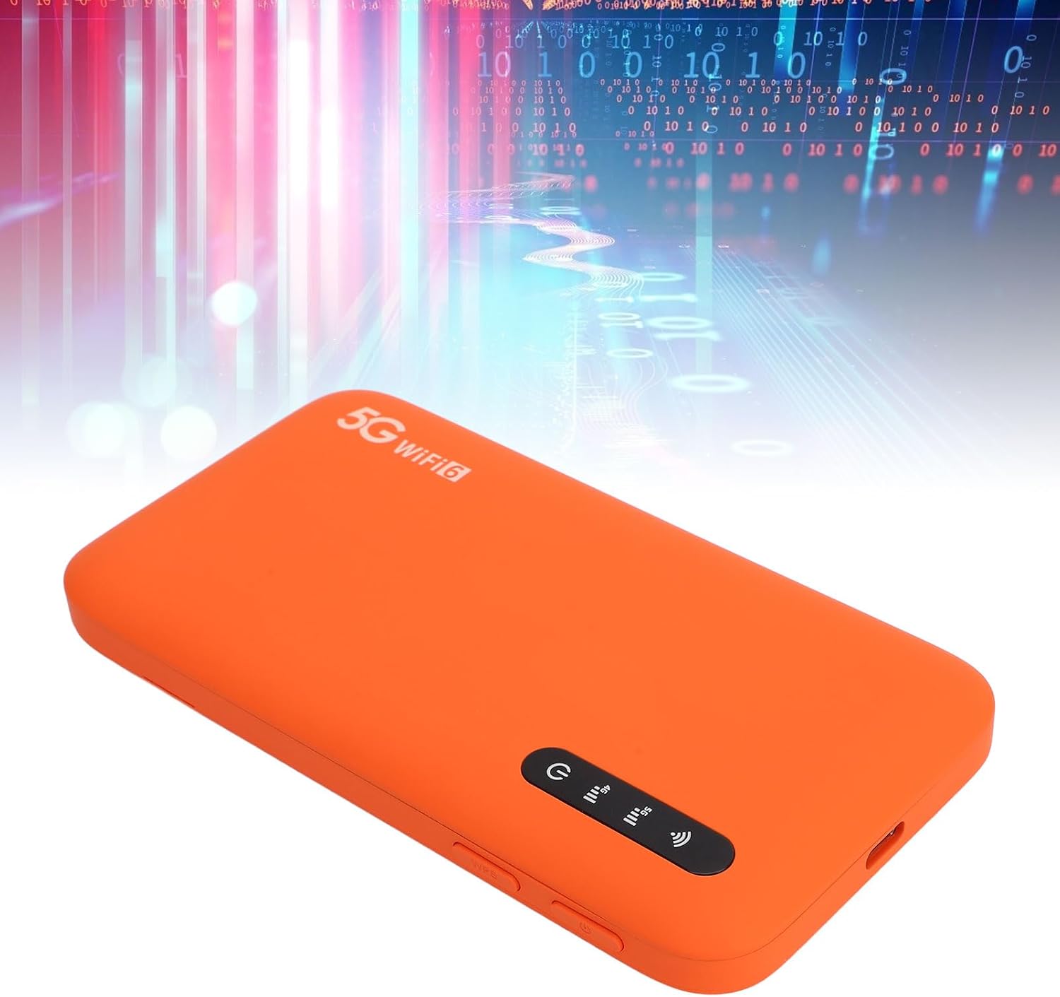 5G&4G Mobile Hotspot - Portable 5g Hotspot Device for Travel, High Speed 2.77Gbps DL 1.25Gbps 16 Devices Capacity, Band 5G Travel Router