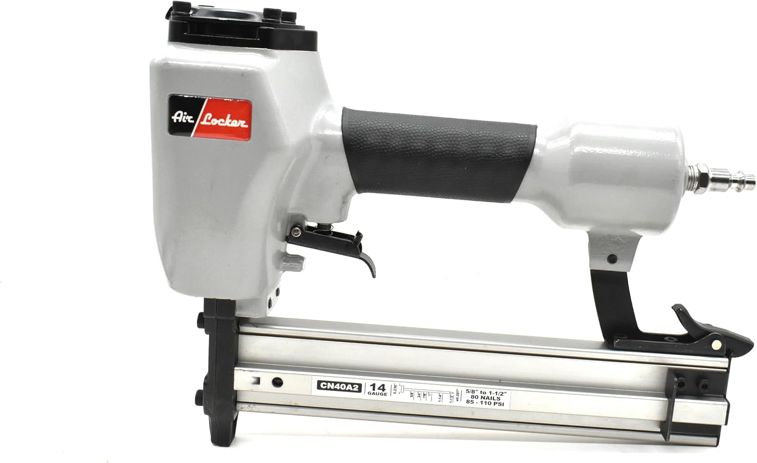 Air Locker CN40A2 14 Gauge Heavy-Duty Compact Concrete Nailer - 5/8 Inch To 1-1/2 Inch
