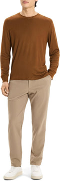 Theory Men's Essential Tee Long Sleeve in Anenome