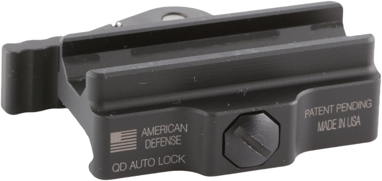 American Defense AD-B2 STD Riflescope Optic Mount, Black