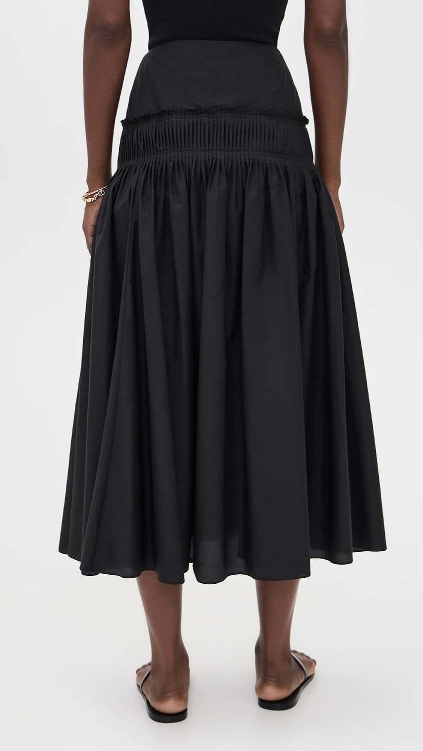 Theory Women's Accordion Yoke Skirt