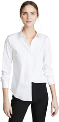 Theory Women's Luxe Tenia Button Down Blouse