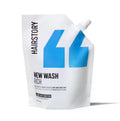 Hairstory New Wash Rich – Detergent Free Shampoo for Thick Curly Coarse Hair, Sulfate Free Deep Moisture Cleansing Cream, Shampoo and Conditioner Alternative, 20 Fl Oz Refill Pouch