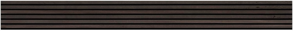 MSI Acoustic Wood Slat Wall Panels for Interior Decor, 3D Fluted Sound Absorbing Wood Paneling for Accent Wall Ceiling Kitchen Living Room Bedroom, Eco-Friendly MDF - 9.5 in. x 94.5 in. - Umber