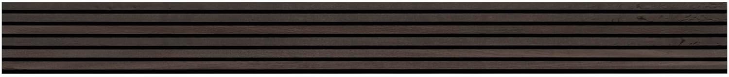 MSI Acoustic Wood Slat Wall Panels for Interior Decor, 3D Fluted Sound Absorbing Wood Paneling for Accent Wall Ceiling Kitchen Living Room Bedroom, Eco-Friendly MDF - 9.5 in. x 94.5 in. - Umber