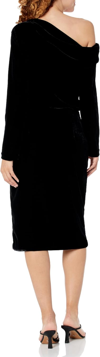 Theory Women's Velvet Off-The-Shoulder Dress
