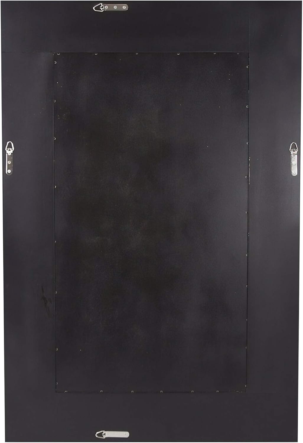 Howard Elliott Collection Gemma Hanging Large Rectangular Wall Mirror, Modern Glass Frame Mirror with Silver Beaded Trim, Accent Vanity Mirror for Living Room, Entryway and Bathroom, 48 x 32 Inch