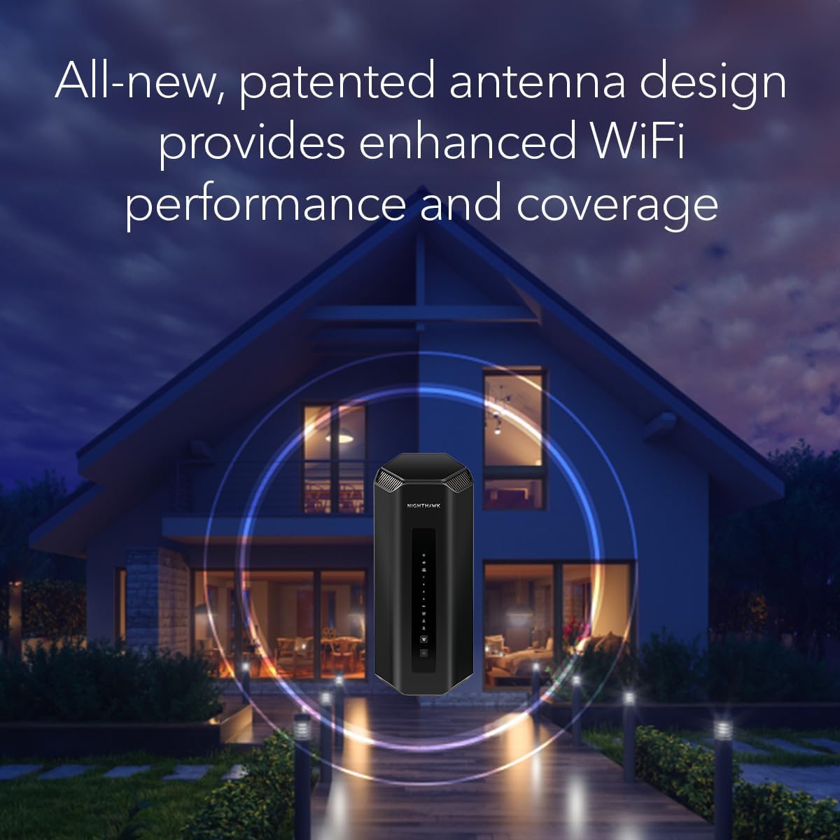 NETGEAR Nighthawk Tri-Band WiFi 7 Router (RS700S) - Security Features, BE19000 Wireless Speed (up to 19Gbps) – 10 Gig Internet Port - Covers up to 3,500 sq. ft., 200 Devices (Renewed)