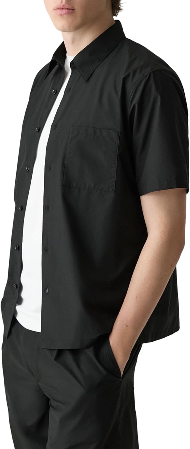Theory Men's Noll Short Sleeve in Soft Lawn