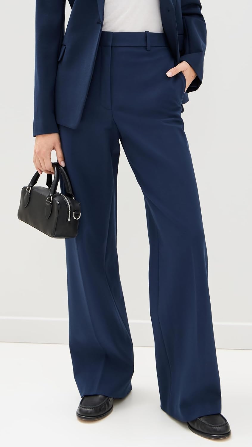 Theory Women's Classic Straight Knit Trousers