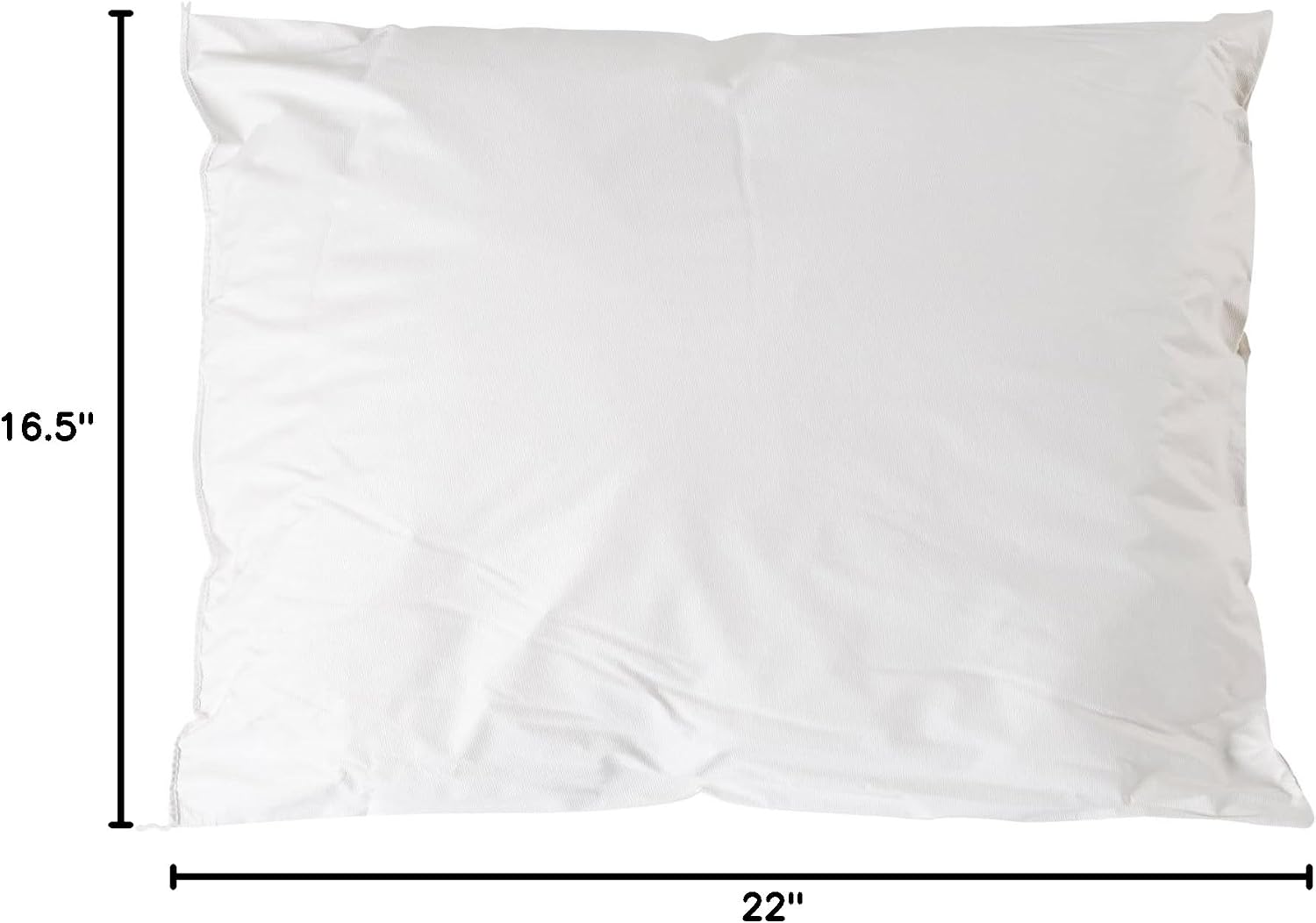 McKesson Medical Pillow [12 Count] Reusable Hospital Bed Pillows, Vinyl Cover, Fluid Moisture and Stain-Resistant, White, 20 in x 26 in