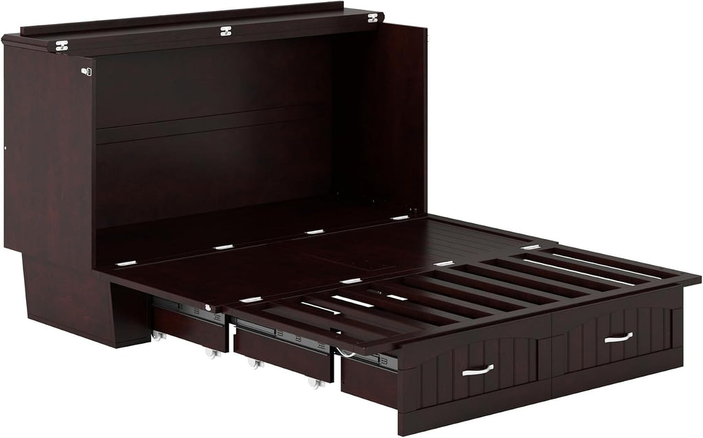 AFI Nantucket Murphy Bed Chest, Queen, Espresso