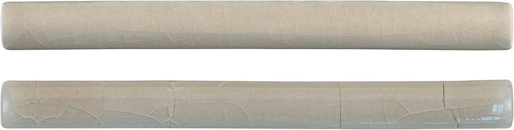 MSI Portico Pearl Glossy 5/8 in. x 6 in. Glazed Ceramic Quarter Round Molding Wall Tile for Bathroom, Kitchen Backsplash, Accent Wall Tile, and Shower Wall Tile