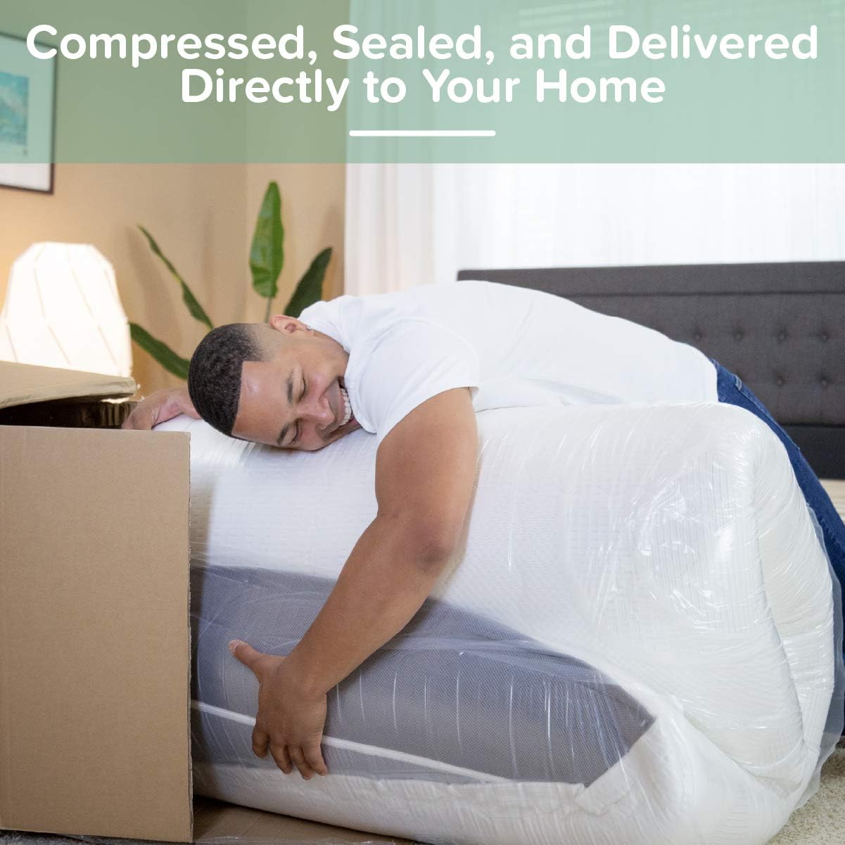 Perfect Cloud Made in The USA Elegance Plush Gel-Infused 12 inch Memory Foam Mattress - Pressure Relieving - Bed-in-a-Box (Full)