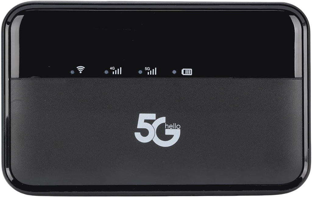 5G Mobile Hotspot, WiFi 6 Portable Router 2.77Gbps Internet with 10000mAh Battery and Nano SIM Card Slot, for Travel and Business