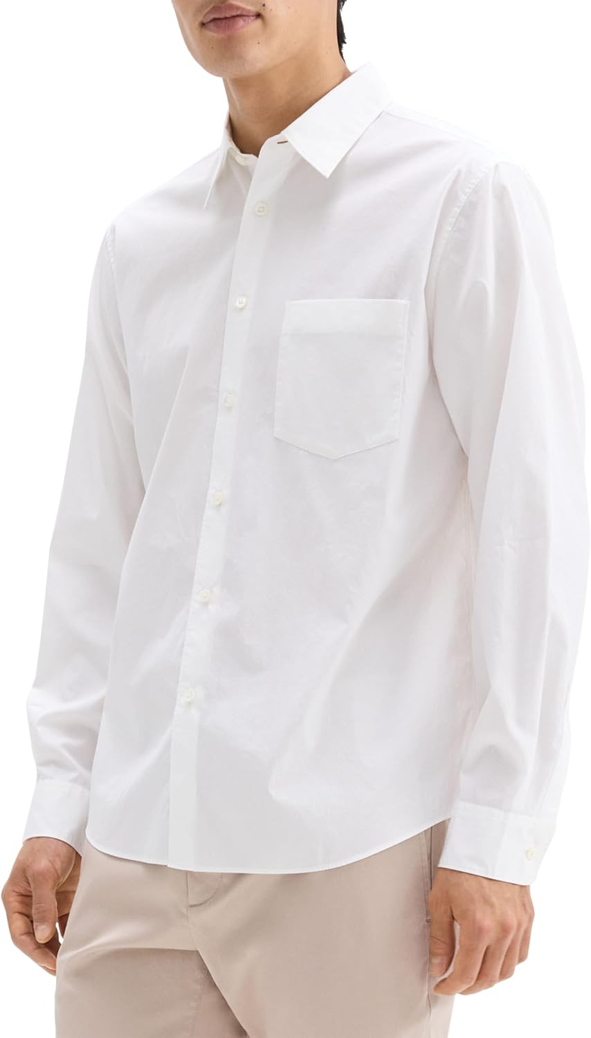 Theory Men's Weekend Shirt in Fluid Cotton