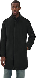 Theory Men's Belvin Coat in Textured Wool Blend Melton