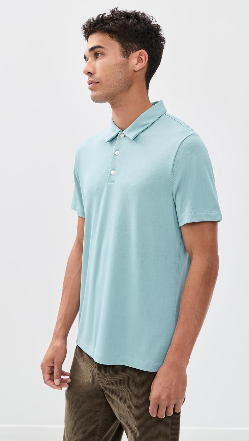 Theory Men's Bron Polo in Cosmos