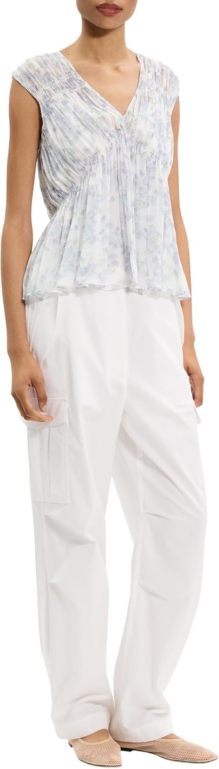 Theory Women's Sl Rchd V Top