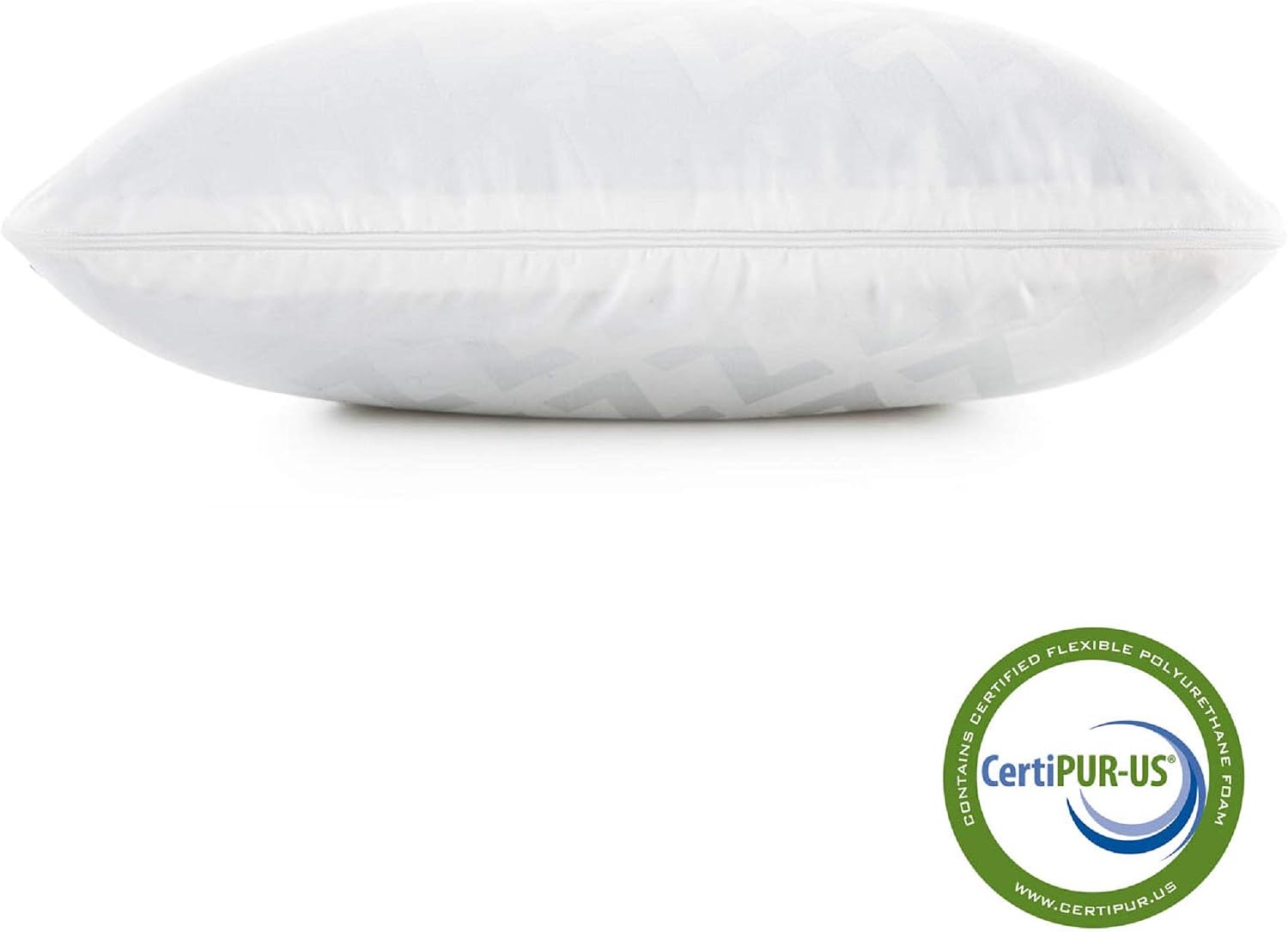 MALOUF Z Side Sleeper Shoulder Cutout Dough Memory Foam Pillow with Liquid Gel Layer-King, Blue