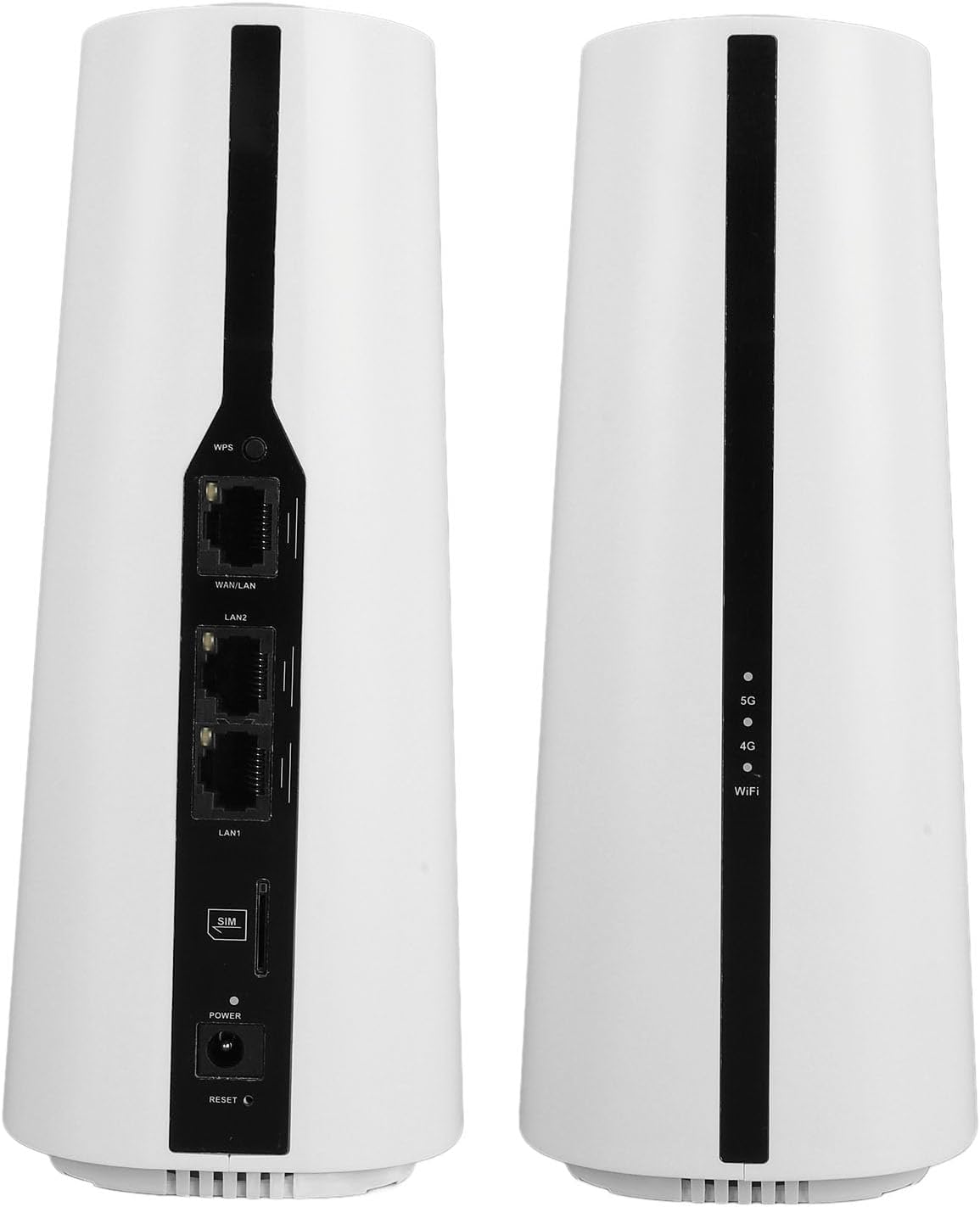 5G CPE Router with SIM Card Slot 2.4G 5.8G Dual Band Support 32 Users 5G NR NSA SA Wireless Internet Router for Home Work