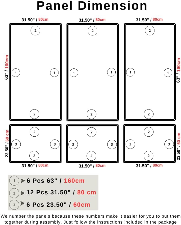 Self-Adhering Wall Molding Kit - Pre-Cut Wall Paneling Kit - Accent Wall Trim - Wainscoting - 3 Panel Design (Style-1)
