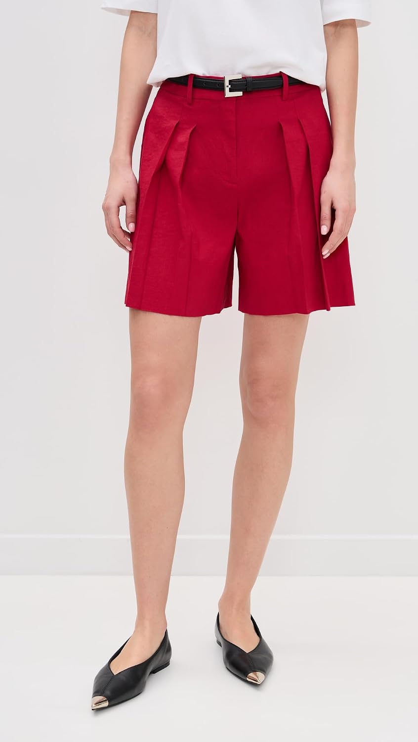 Theory Women's Pleated Shorts