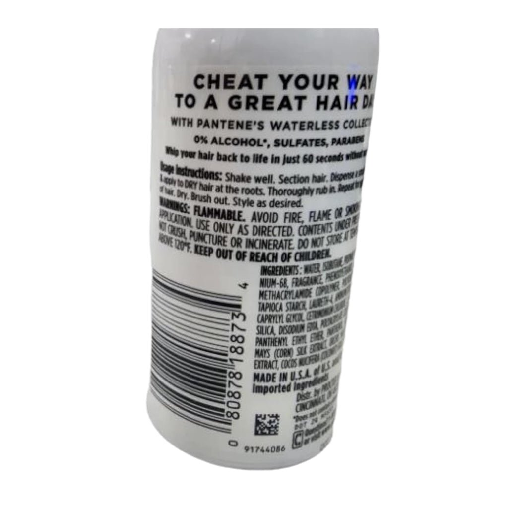 Pantene Cheat Day Dry Shampoo Foam 60 Second Cleansing Wash Travel Size (24 pk)
