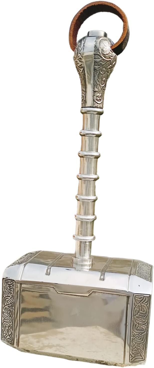 Aluminum Avengers Assemble Thor Molded Hammer, Halloween Costume Accessory, Gift for Men Boys, Birthday gift