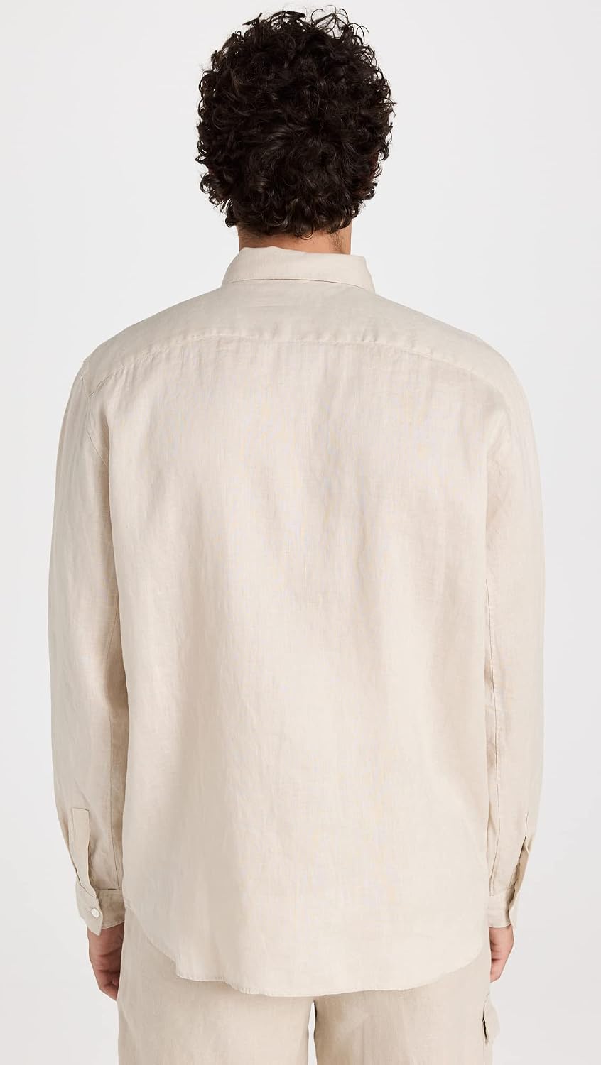Theory Men's Irving Relaxed Linen Shirt
