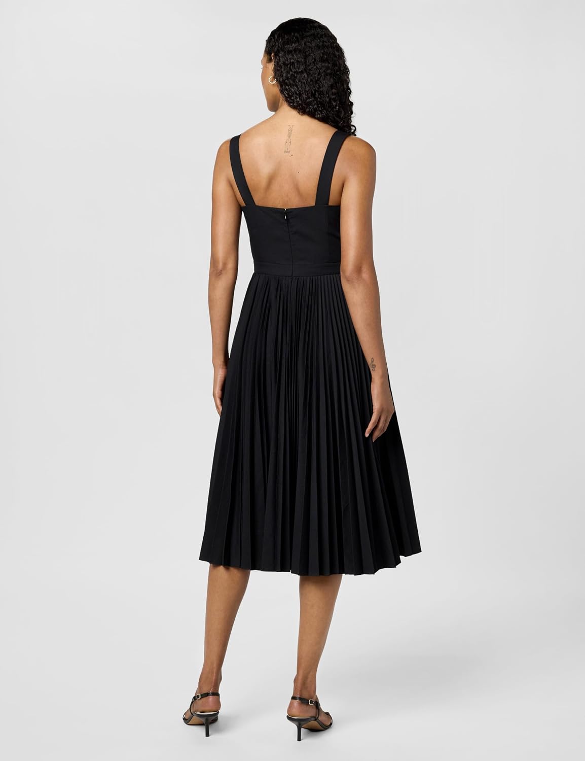 Theory Women's Sleeveless Pleated Volume Dress