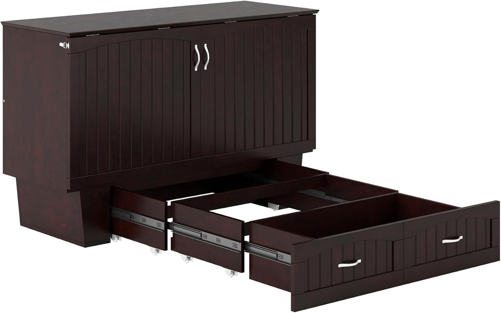 AFI Nantucket Murphy Bed Chest, Queen, Espresso
