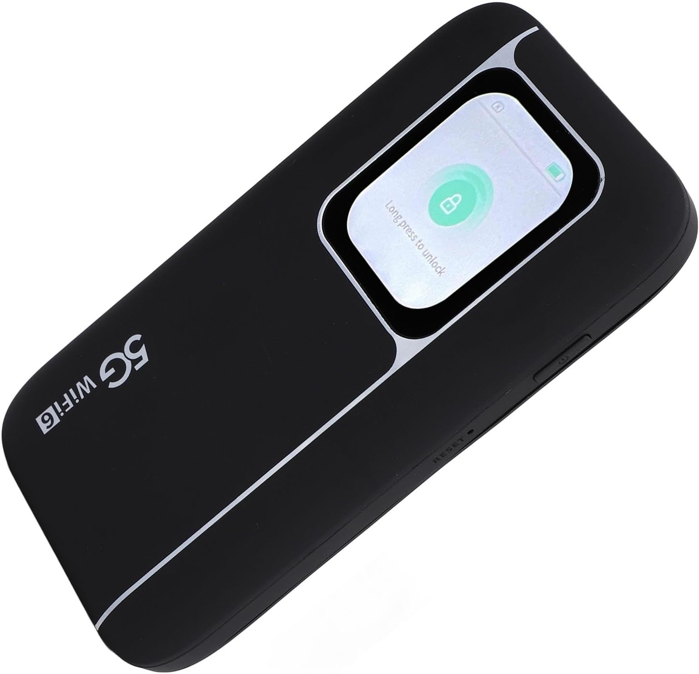 Focket Portable Hotspot, 5G High Speed 2.77Gbps DL 1.25Gbps UL Mobile Hotspot Router Travel Router with 2.01 Inch Touch Screen 7100mAh Battery for Travel Connect Up to 16 Devices