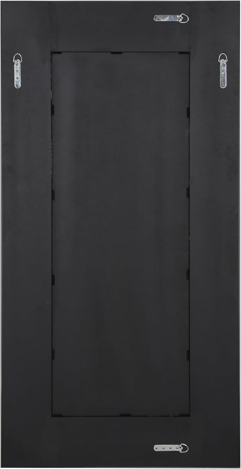 SAFAVIEH Couture Collection - Kaya Black Wood Rectangle Mirror