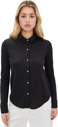 Theory Women's Riduro Long Sleeve Button Down