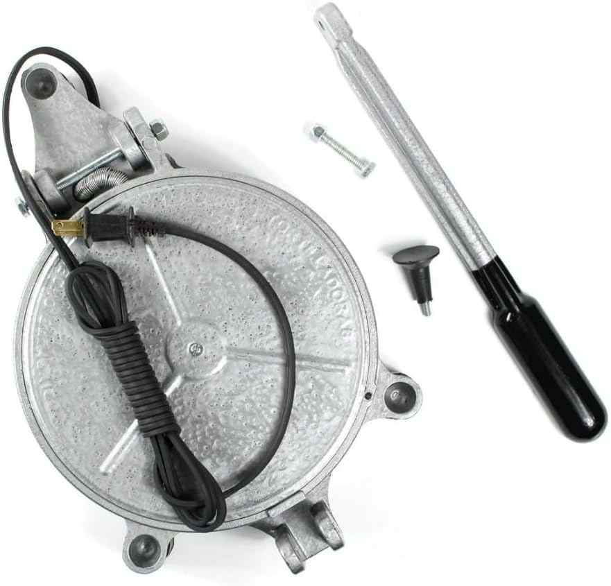 8' Electric Tortilla Press Maker Tortilladora Gonzalez Made in Mexico