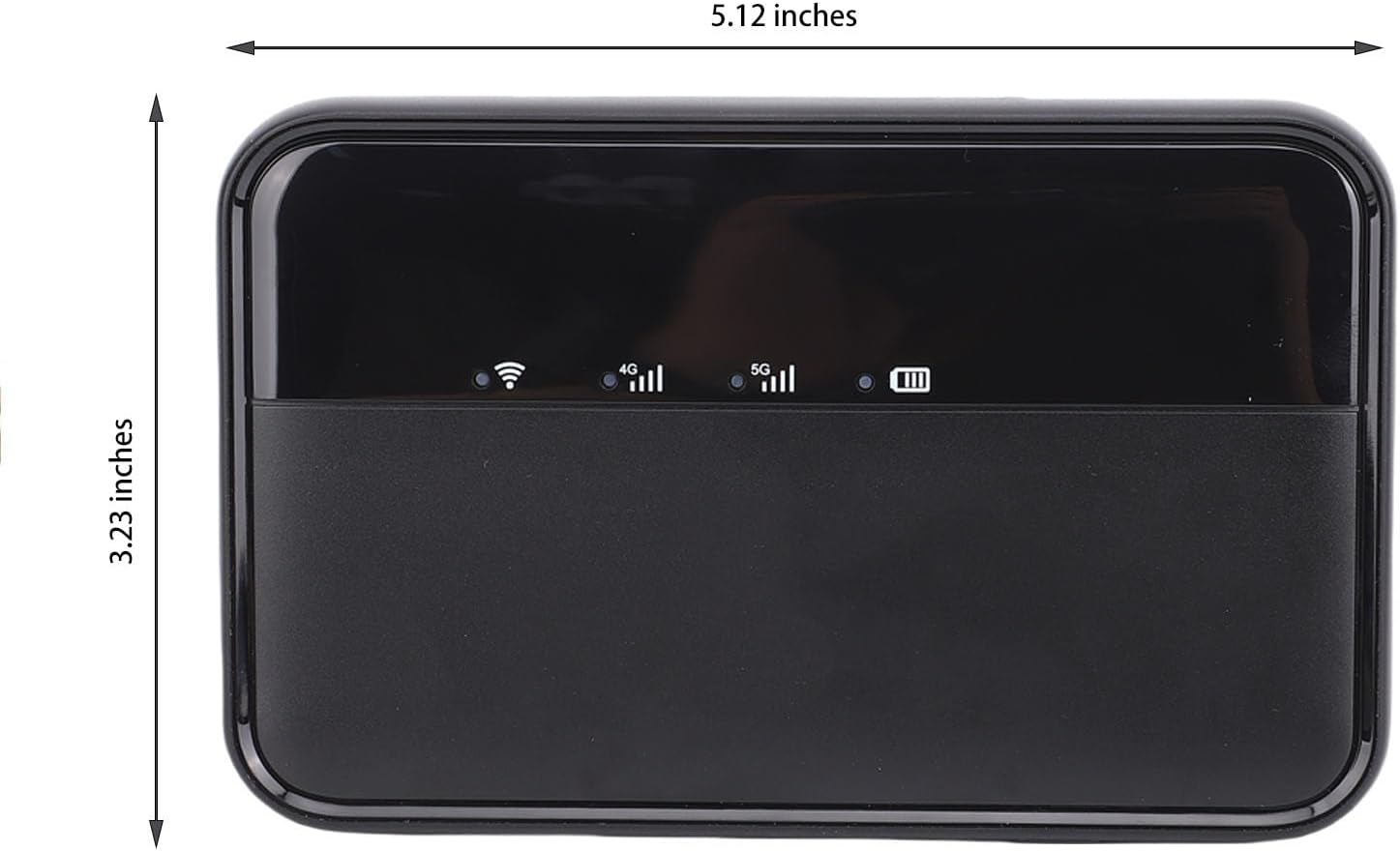 5G Mobile Hotspot, WiFi 6 2.4GHz 5.8GHz Dual Band Portable Router with Sim Card Slot, 16 Devices Share, 10000mAh Large Battery, Pocket Hotspot for Travel
