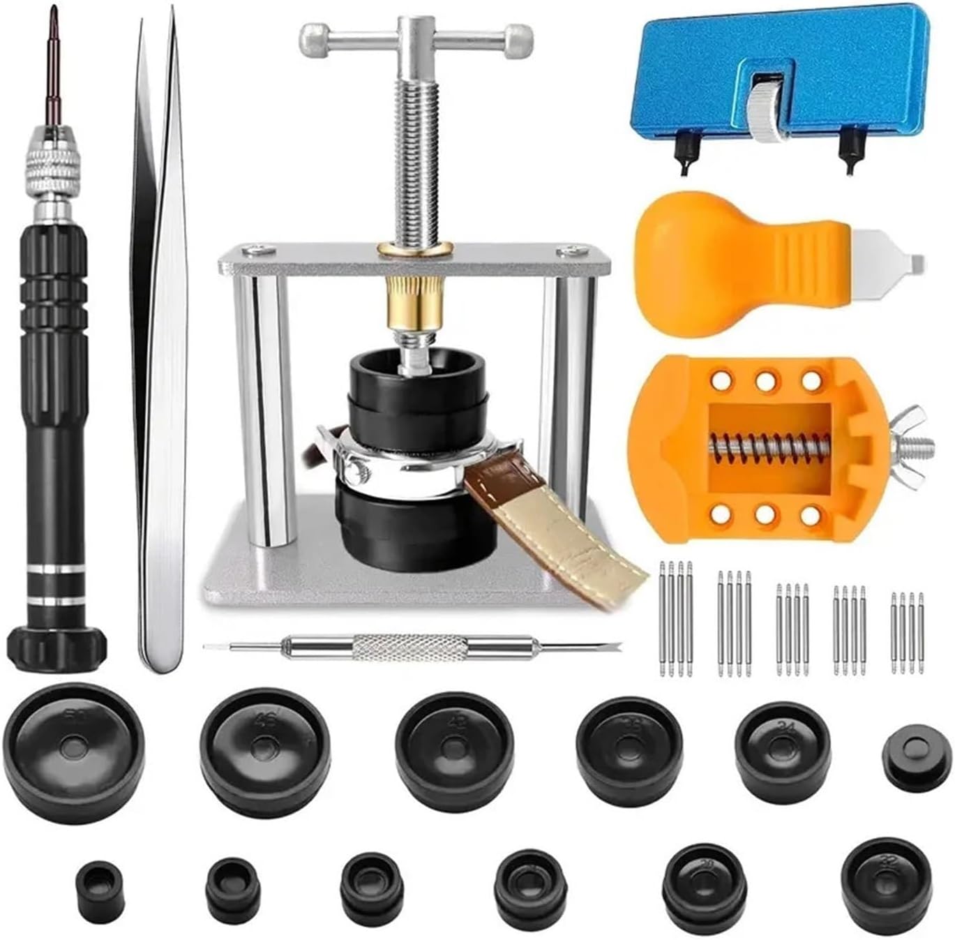 44 Pieces of Watch Repair Kit, Replacement, Strap Tool, Screwdriver Professional Re