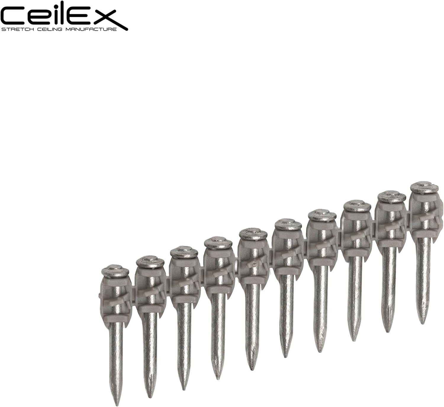 1000x Collated Concrete Nails 5/8''-16mm,3/4''-19mm,7/8''-22mm,1''-25mm,1 1/16''-27mm,1 1/4''-32mm,500x 1 1/2''-38mm,or 200x Plastic Cable Trunking Fastener - for Hilti only B4 MX,BX4 (1 1/4'' (32mm))