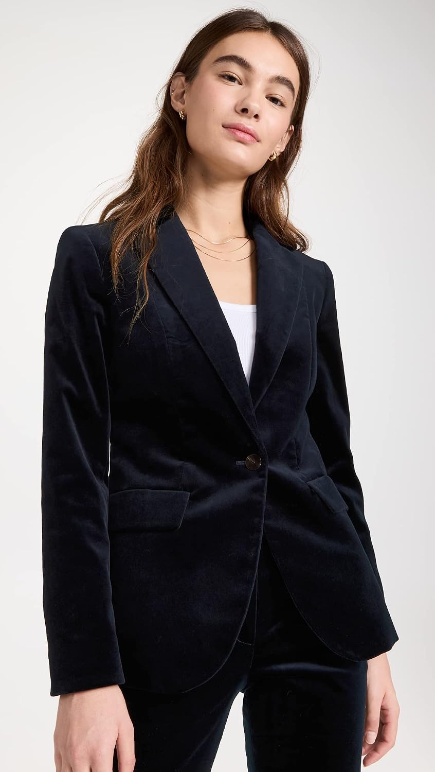 Theory Women's Velvet Riding Blazer