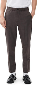 Theory Men's Mayer Drawstring Pants in Jaspe Flannel